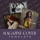 Magazine Cover Template for Photoshop