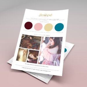 Photoshop Mood board template
