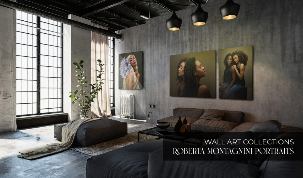 Luxurious wall art in Spacious living room in loft style wall art, frame, printed phots, collections, luxurious art